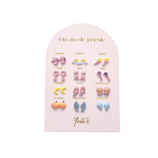 Earrings - Un an de Poésie Féérique