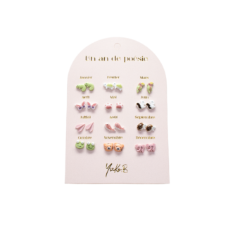 Earrings - Un an de Poésie Jungle